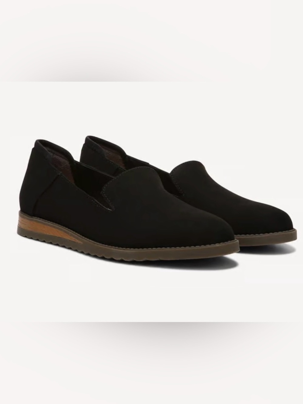 Dr. Scholl's Black Fabric Jet Set Loafers
